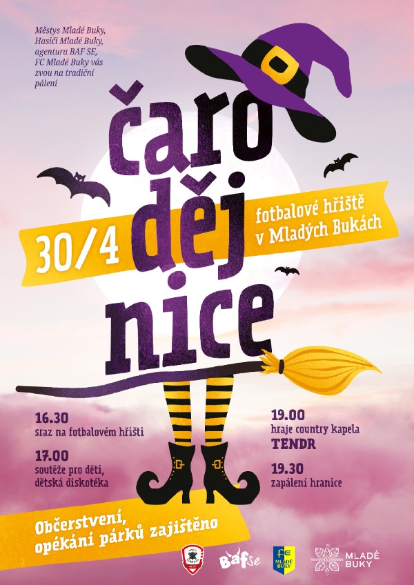 Čarodějnice 30.4. 2026